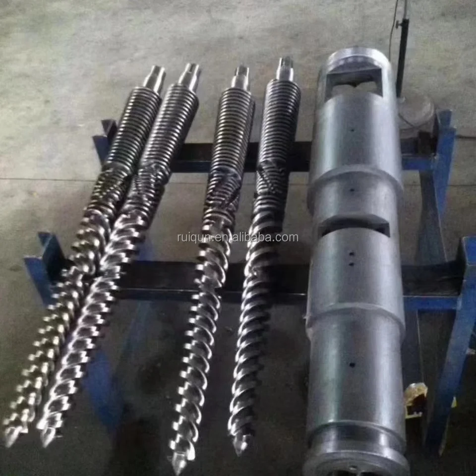Conical Twin Screw and Barrel Double Screw and Barrel for Plastic Extruder