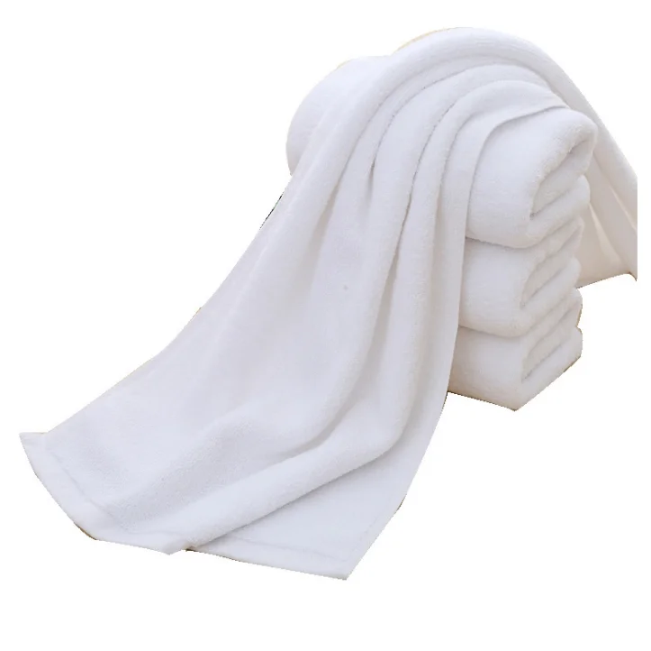 70*140 см, 100% хлопковые банные полотенца для гостиниц для взрослых, 400 г, водопоглощающее мягкое белое банное полотенце для одноразового гостиничного полотенца