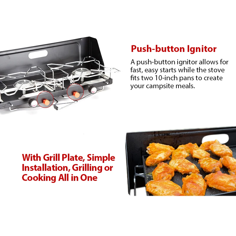 SV0357 Cheap Price Gas Cooker Outdoor Cooktops Camping Micro  Gas Burners G30 Kerosene Gas Pressure Stove