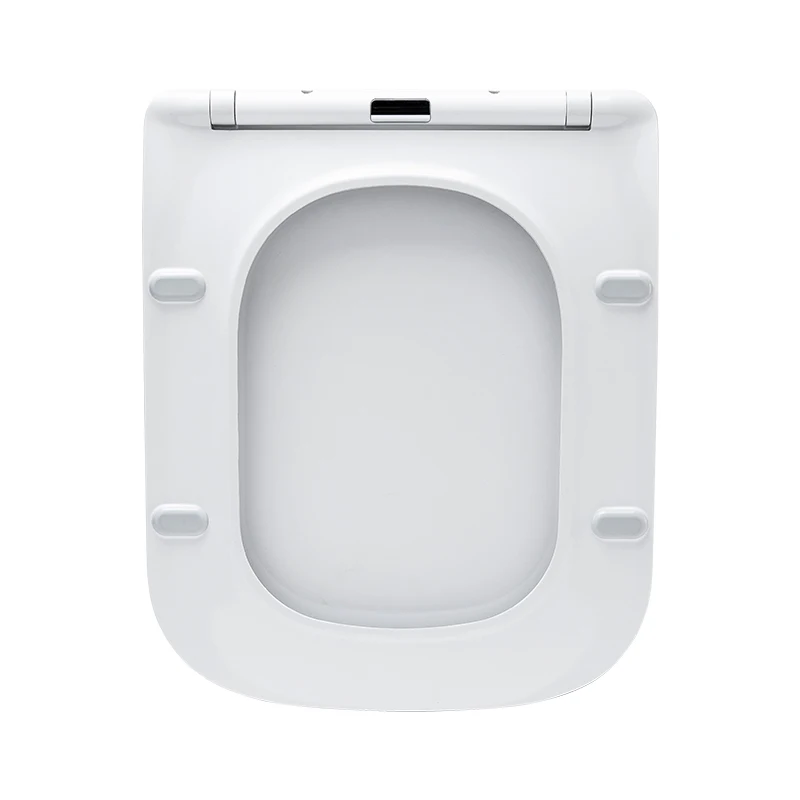 ANGEL Hot Sale Removable Personalize Bathroom Slow Soft Close Square Toilet Seat Cover With Easy Clean Uf Wc Toilet Cover Seat