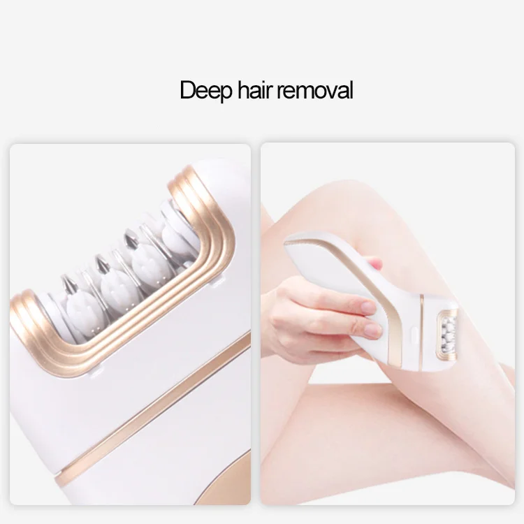 3 in 1 electric lady shaver, foot callus remover electric , multifunction home use professional  lady epilator