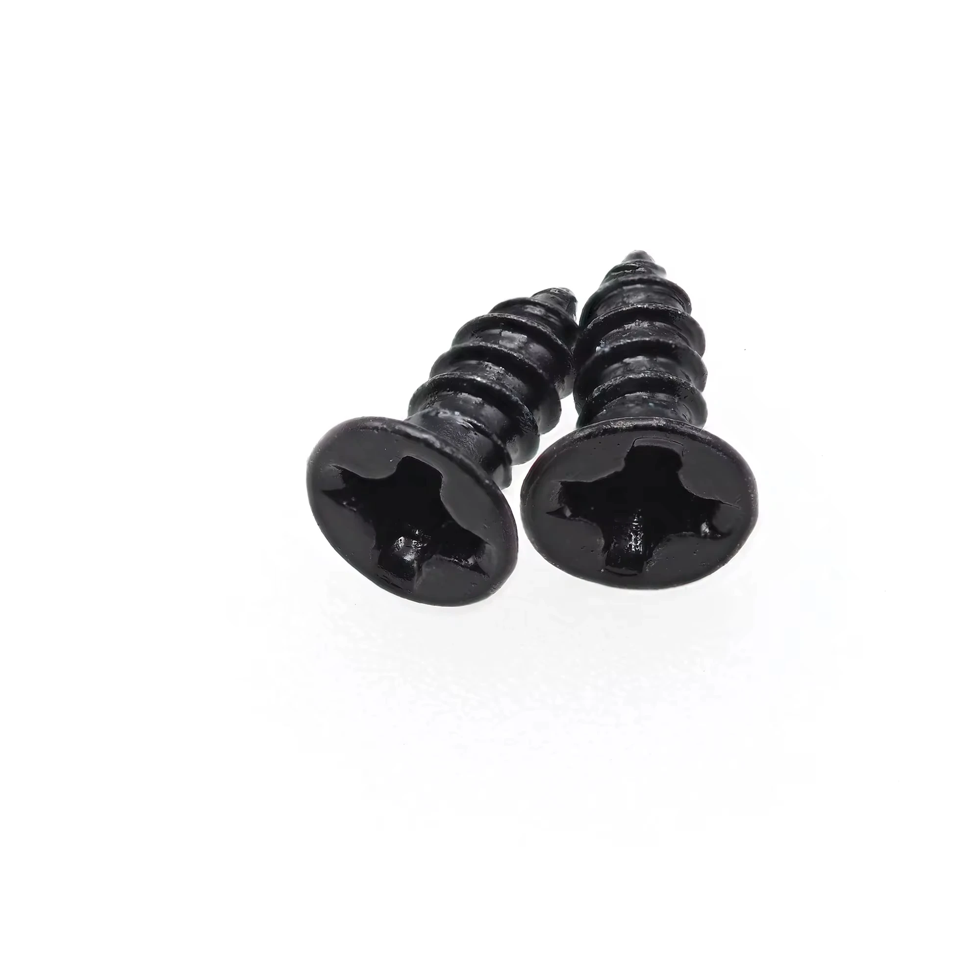 Black Cross Self-tapping Screws Wholesale Countersunk Head Self-tapping Flat Head Self-tapping Small Screws M2/M3 /M4/M5 Steel
