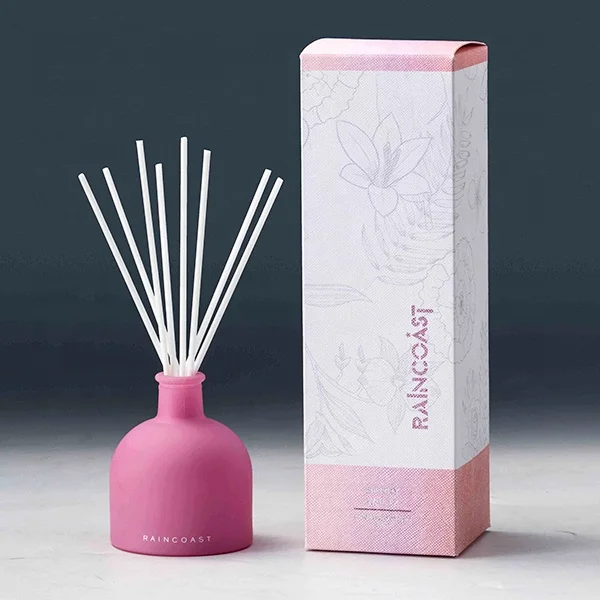 Аромадиффузор RAINCOAST, 70 мл, конфетного цвета, индивидуальный, Матовый круглый стеклянный роскошный аромадиффузор