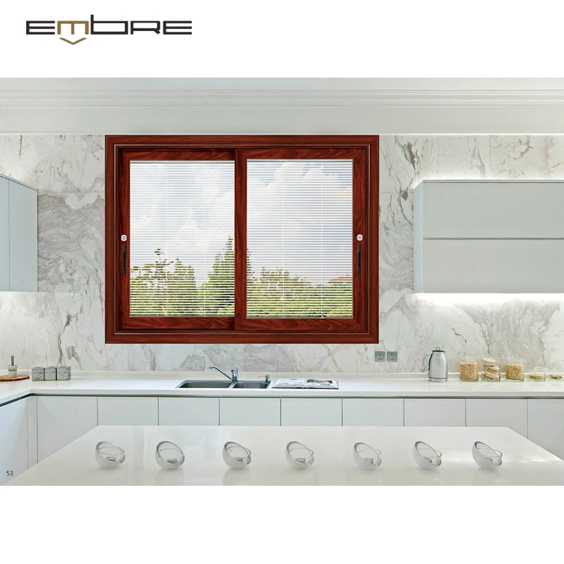 EMBRE brand LIVING ROOM aluminium balcony sliding window anti-hurrican sliding window