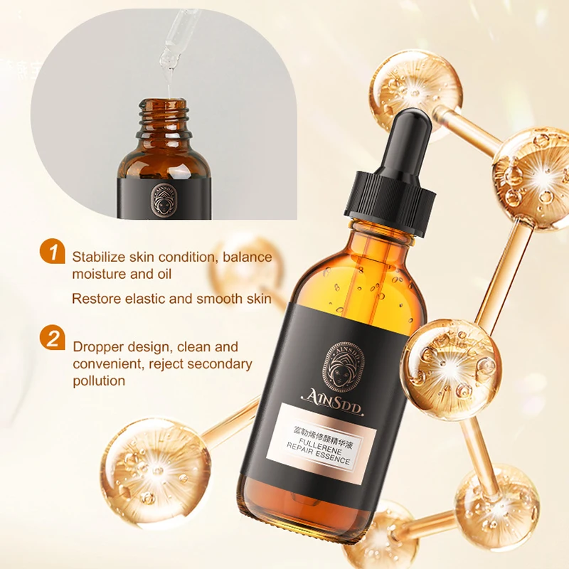 30ml Customized Fullerene Repair Essence Facial Seum Moisturize Seum