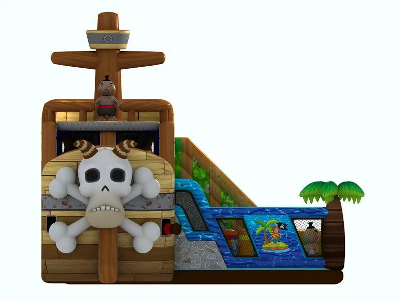 Top quality outdoor inflatable  Corsair playground, inflatable amusement park equipment play center, inflatable theme park