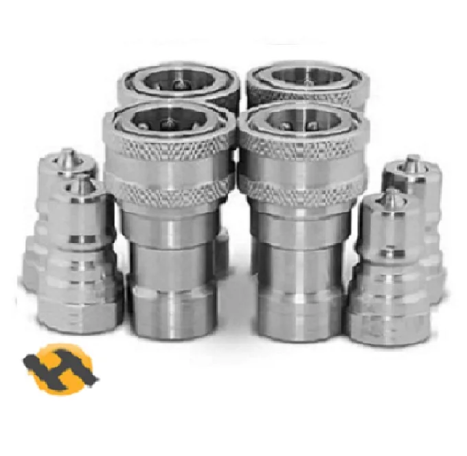 Flexible Carbon Steel Hydraulic Quick Release Coupling ISO7241
