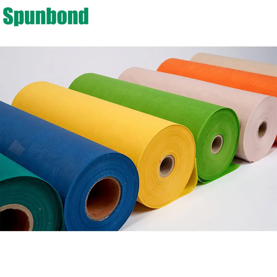 China professional spunbond nonwoven fabric factory PET/RPET/PLA/PA6 nylon spunbond nonwoven fabric price