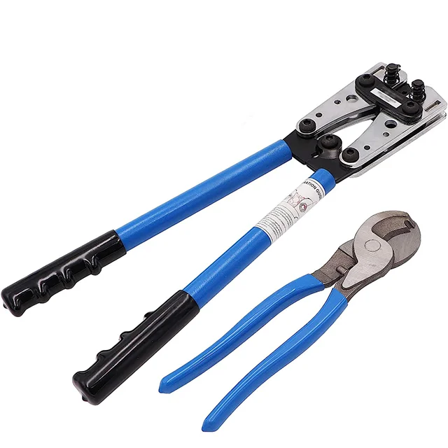 Multifunction Aluminum Cable Wire Hand Terminal Crimping Crimper Tools Swaging Tool Swager