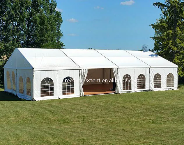 Aluminum White PVC Party Promotion Exhibition Events Tent Outdoor Luxury Wedding Church Marquee Tente for 200 300 500 People