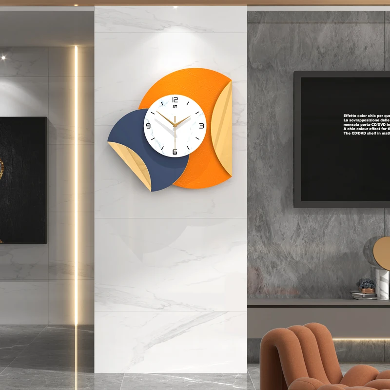 Wholesale Creative MDF Wall Clock For Living Room Modern Non Ticking Silent Wall Clock For Bedroom