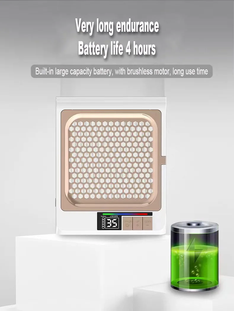 Low Noise Filter Nail Dust Collector 80W Manicure Cleaner Tool Nail Dust Collector Vaccum For Nail Salon