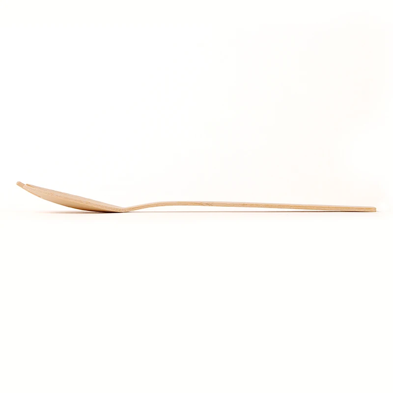 
Wholesale Manufacturer Wood Disposable Bamboo Takeaway Food Camping Salad 7inch Portable Tableware Cutlery Spork Fork and Spoon 