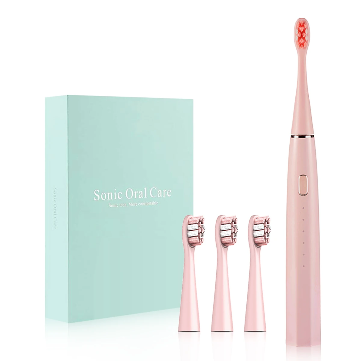  OEM sonic electric toothbrush wireless charging soft 3D bristles