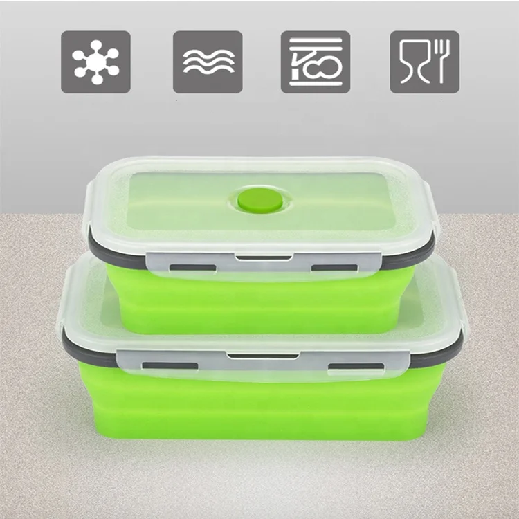 Collapsible Silicone Lunch Box Food Container SW-HS20