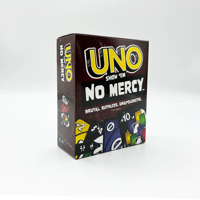 Unos No Mercy высококачественные настольные карты игры для оптовой продажи
