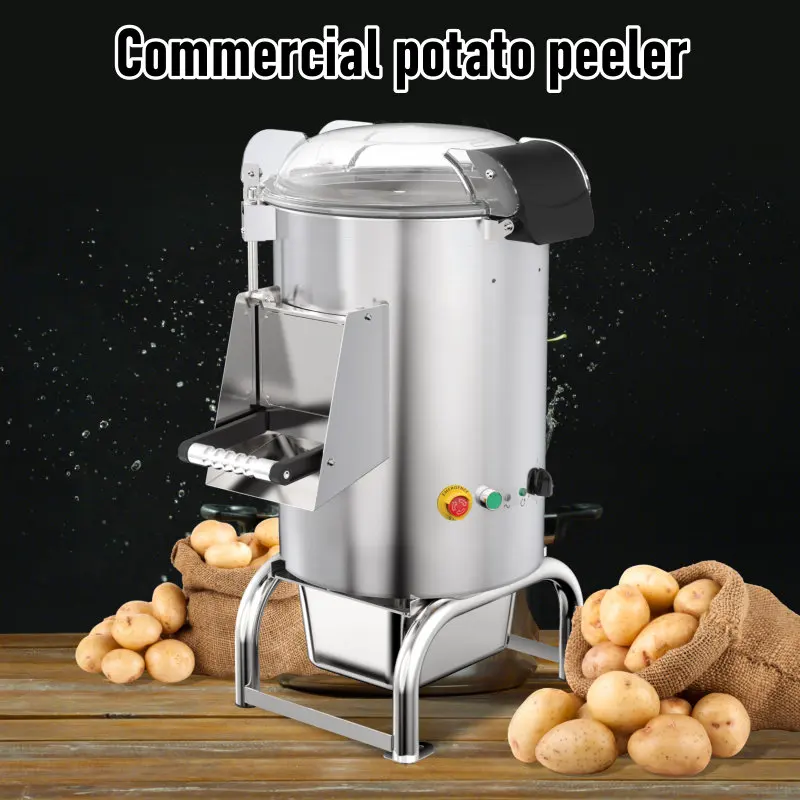 ASAKI factory price Easy cleaning stainless steel automatic potato peeler electric commercial potato washing potato peeler