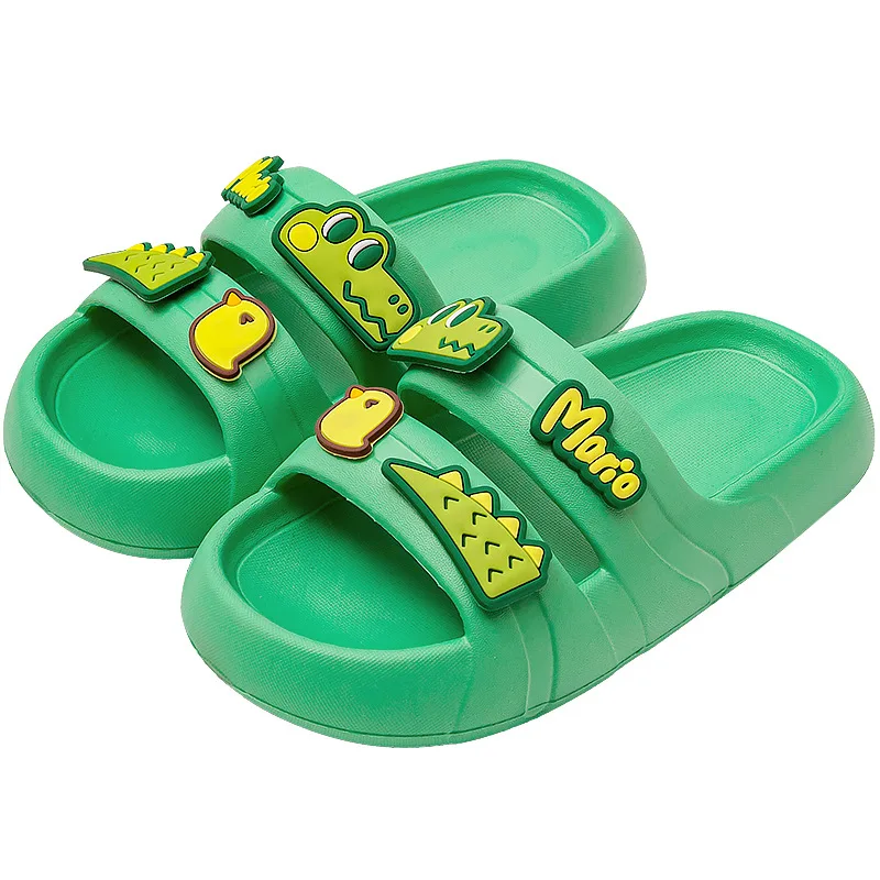 Cheerful Mario 2024 Kids Slipper Slides Baby Footwear Children Slippers Shoes For Boys Girls