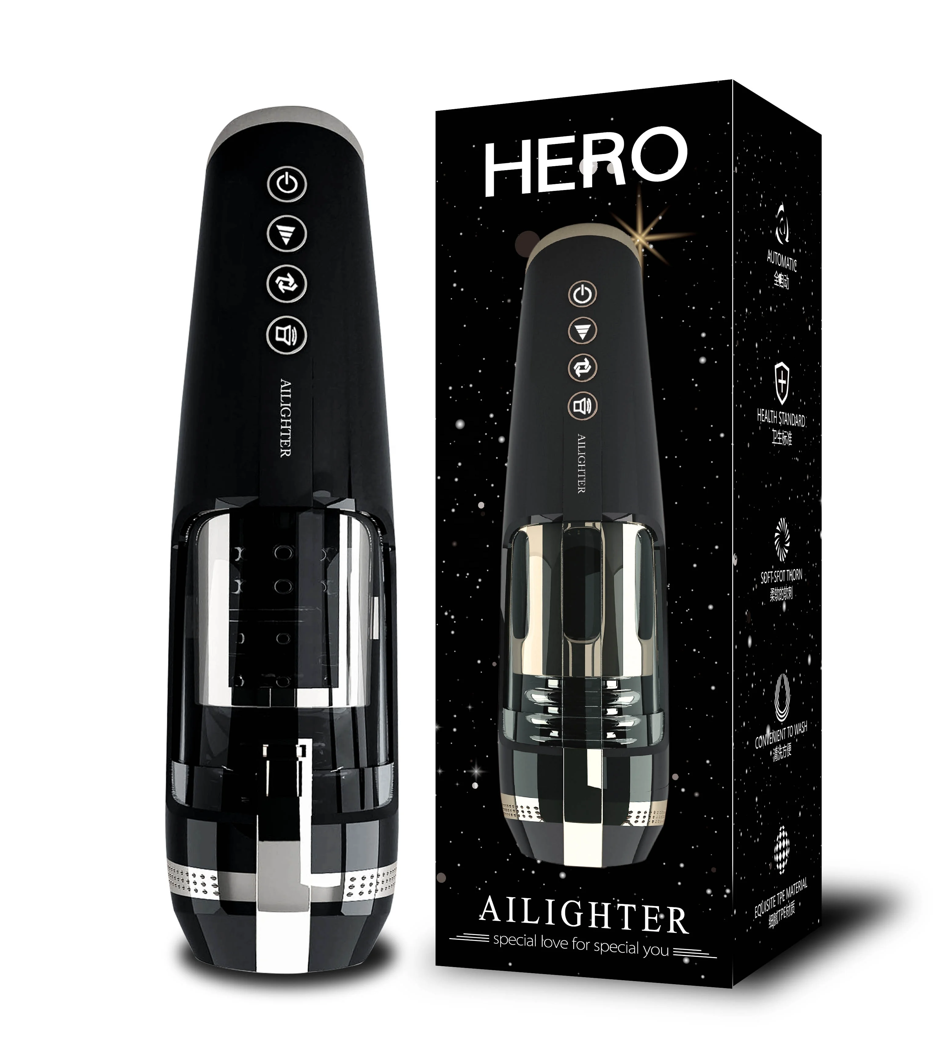  Прямой Производитель Ailighter секс-игрушка для взрослых Электрический Мужской мастурбатор устройство с теплой