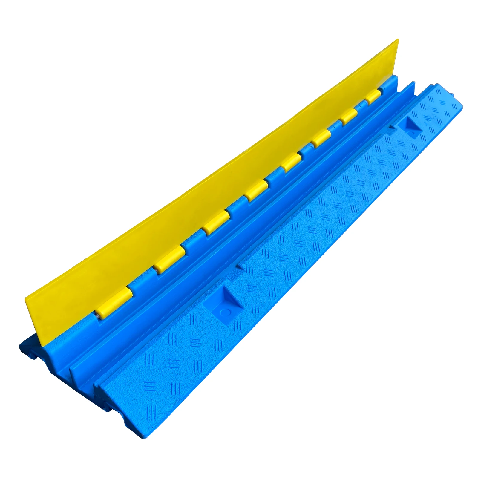 Outdoor Rubber Cable Cover Ramp 2 Channel Cable Ramp Protector