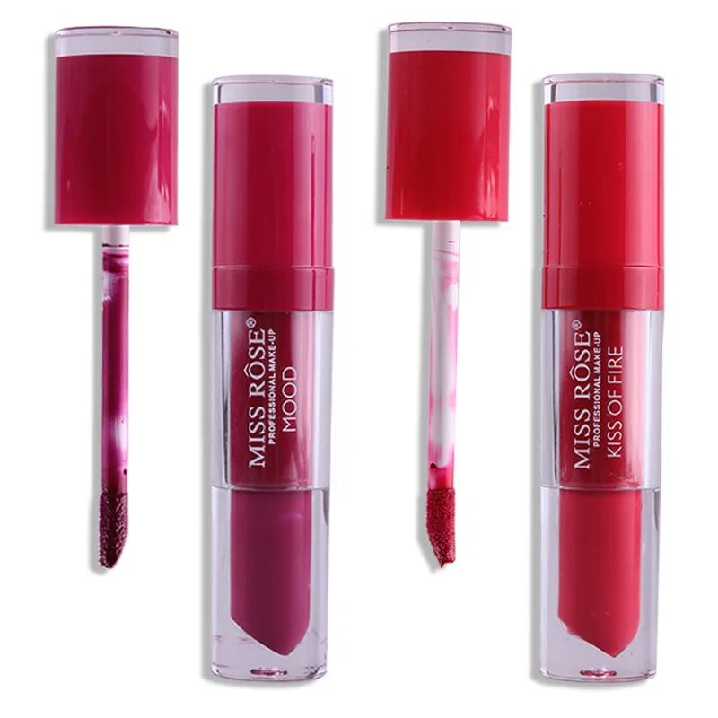 Miss Rose Berry Me Matte Velvet Lipgloss Pigment Colors Nude Lipglosses Brown Lipstick 24 Colors Dropshipping