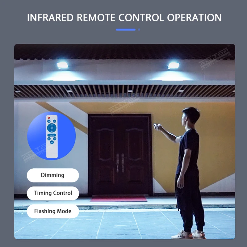 
ALLTOP Waterproof Ip66 25v Outdoor Lighting Bridgelux Smd 80watt 160watt 240watt Solar Led Flood Light 