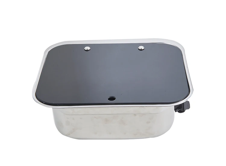 Factory Made Stainless Steel Rv Kitchen Sink Caravan Sink With Glass Cover