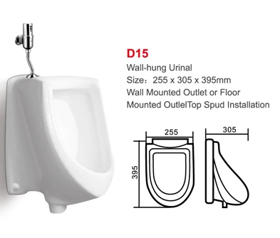 Chaozhou manufacturer sanitary bathroom ceramic wall hung urinal for men
