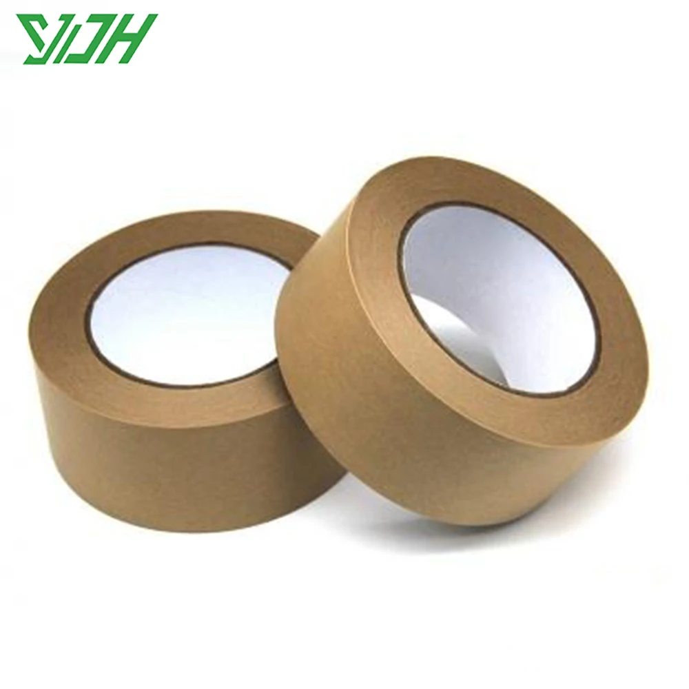 Custom Thickened Eco-Friendly Self-Adhesive Carton Sealing Kraft Paper Tape Tape Products