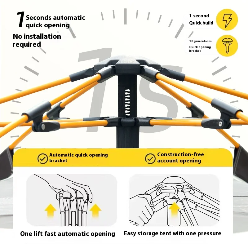 Professional Manufacture Outdoor Portable Tent Folding Camping Tent Travel Camping Tent