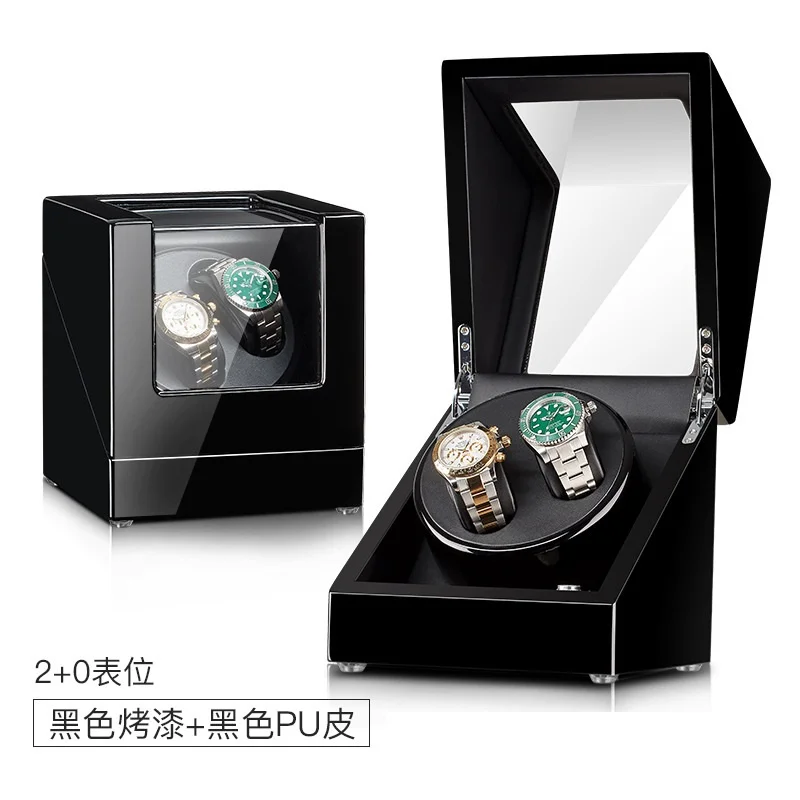 Spot paint solid wood shaker mechanical table electric chain motor box storage box rotation placer watch box