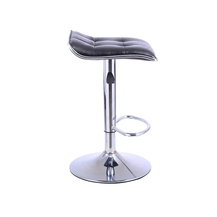 Top Grade Modern Pu Seat Adjustable High Metal Bar Stool for Kitchen Accept Customize Color