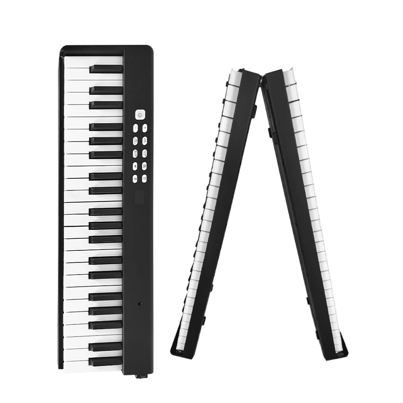 Foldable Piano Standard 88 Keys Keyboard Piano Folding Portable Piano With Midi And Velocity Musical Keyboard For Sale