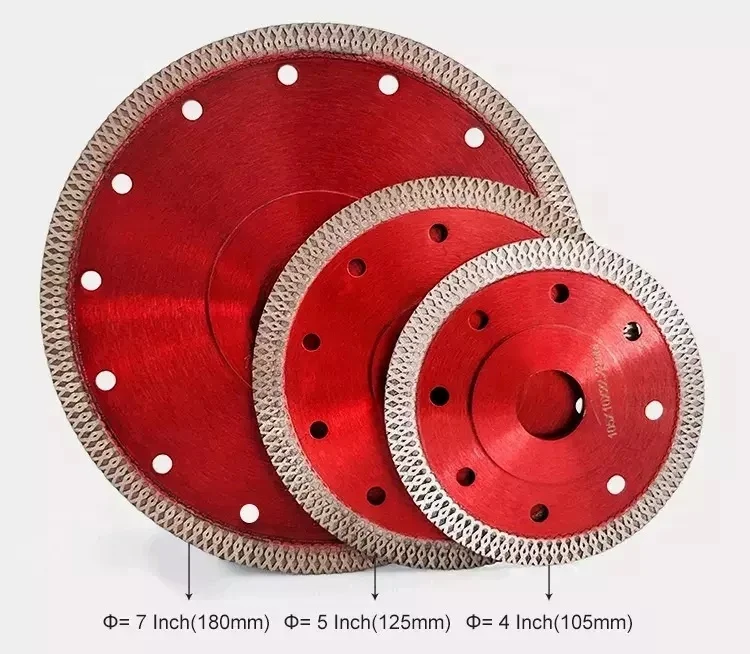 4inch 4.5 Inch 5inch Multipurpose Diamond Cutting Disc Reinforced Circular Diamond Saw Blade For Cutting Stone Concrete And Tile