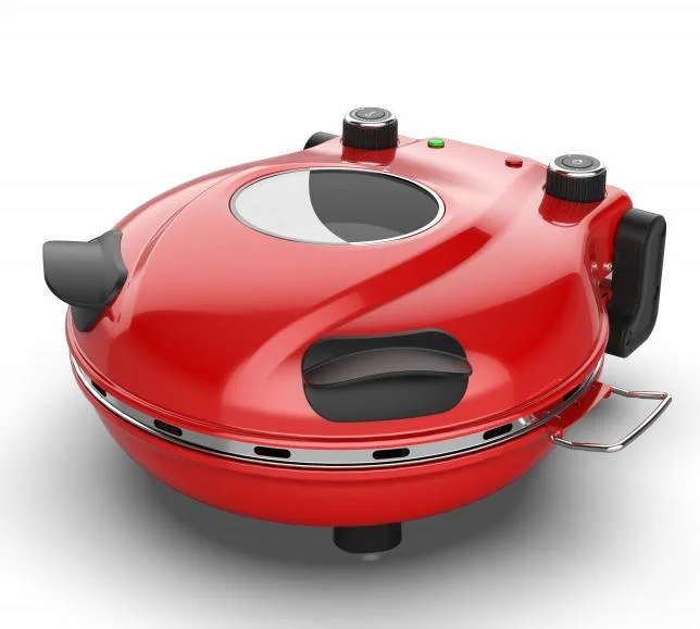 Керамическая пластина 31 см управление термостатом и таймер 15 минут ресторан бездымные печи для пиццы коммерческий большой электрический производитель