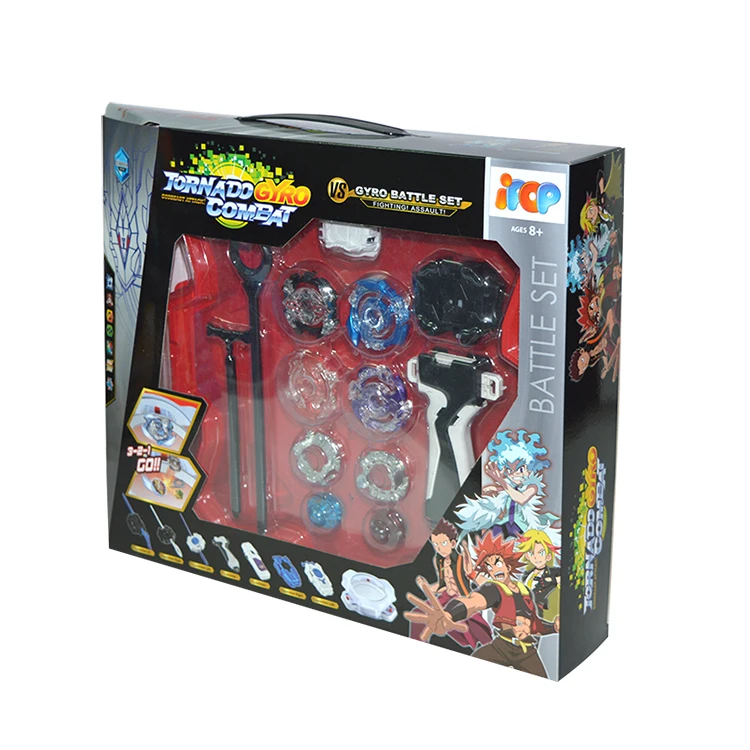 IPOP Wholesale Bursting Gyro Single Turn Launcher spinning top toys  Gyro toys for kids