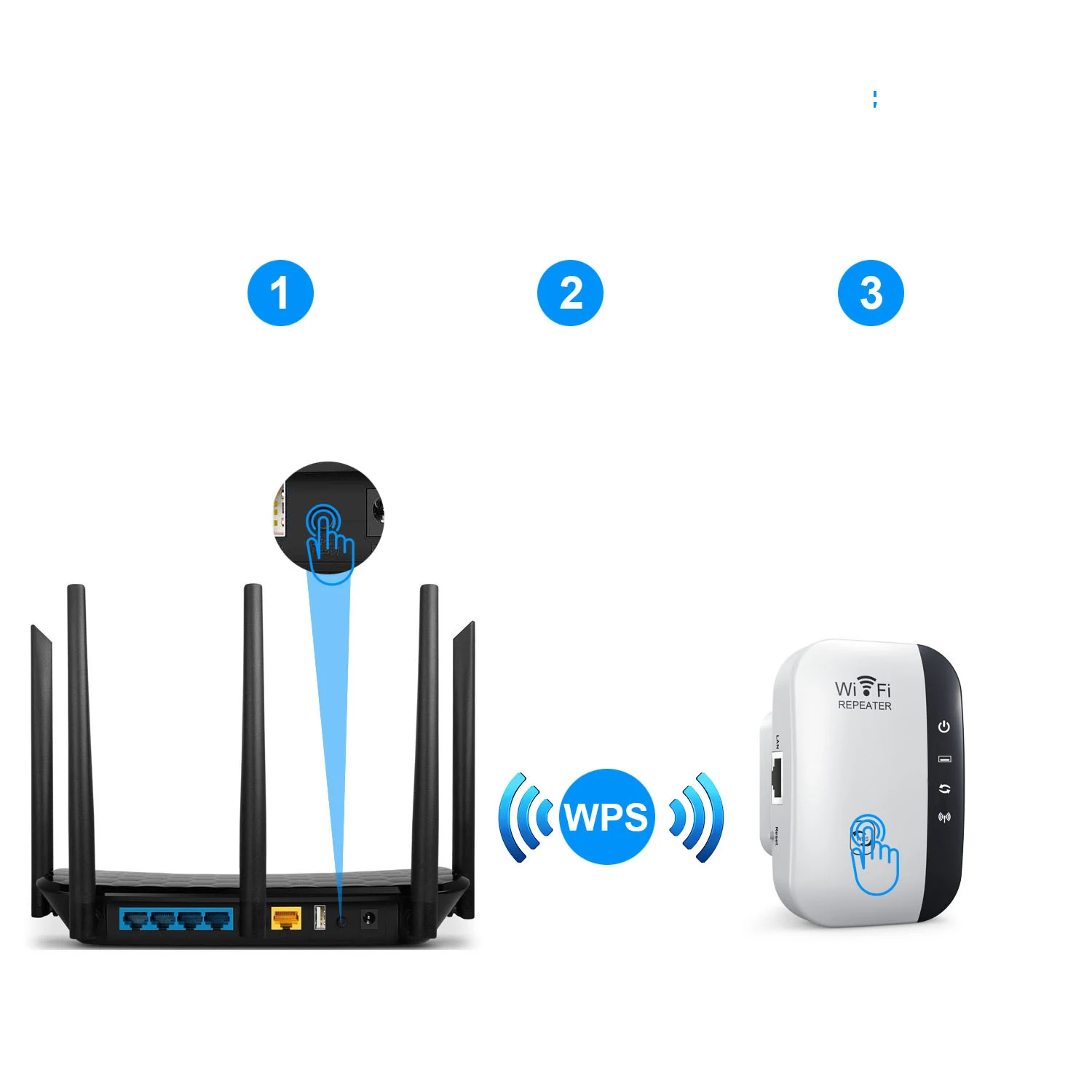 ME150 ретранслятор Wi-Fi 300 Мбит/с беспроводной Интернет расширитель мини усилитель сетевого сигнала интернет