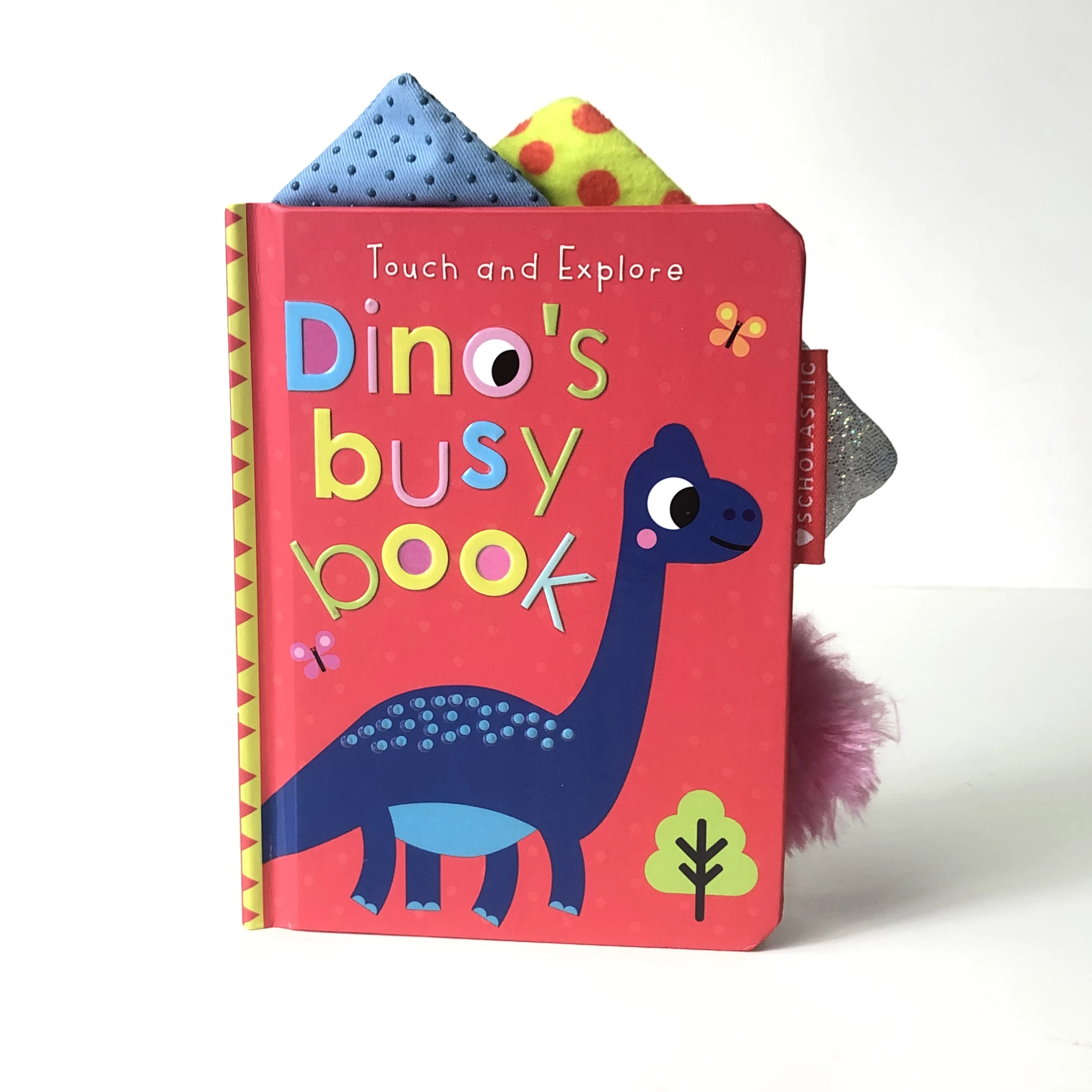 Yimi paper Baby touch and feel glossy books kids sensor interactive handmade board book for children custom printing