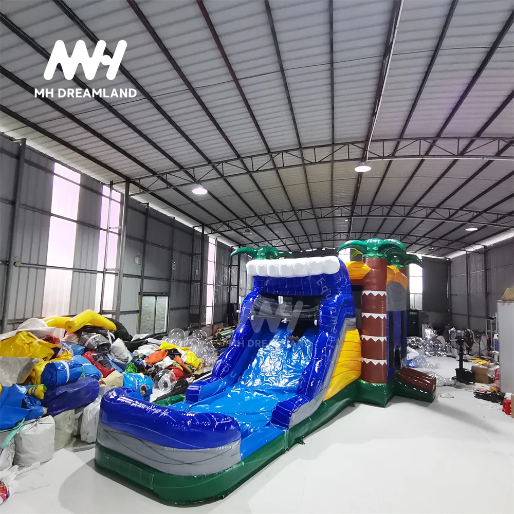 Big bounce house Inflatable water slide pvc combo inflatable rent for commercial