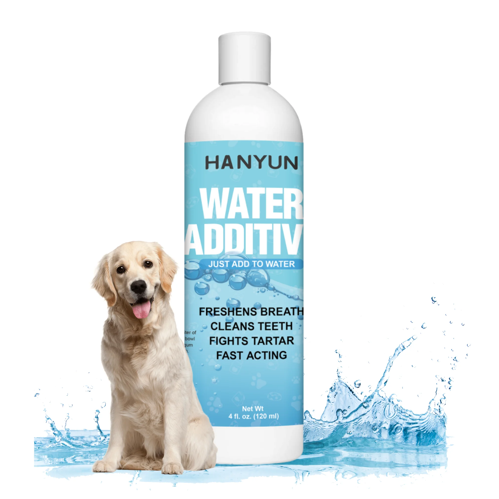 Pet Dental Oral Teeth Care Water Additive For Dogs Fresh Breath tooth Cleaning Natural Ingredients With Zinc Gluconate