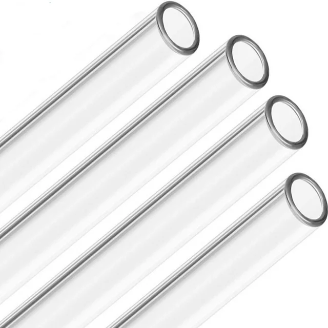High quality borosilicate glass tube large diameter borosilicate glass straight pipe borosilicate glass tube