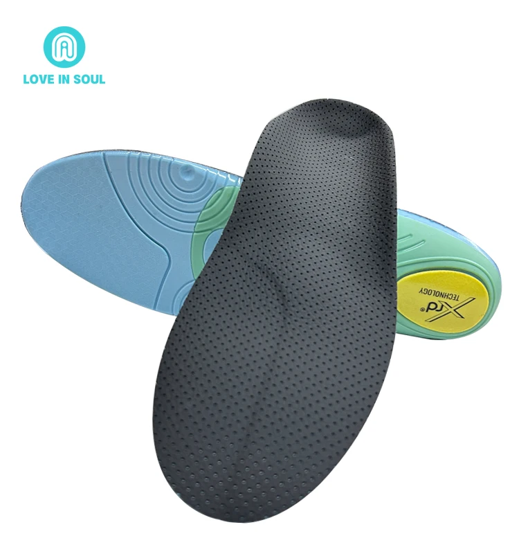 Sports & Comfort Insoles Plantar Fasciitis Relief Sport Insole Custom Logo Poron Knee Protection Insoles for Running