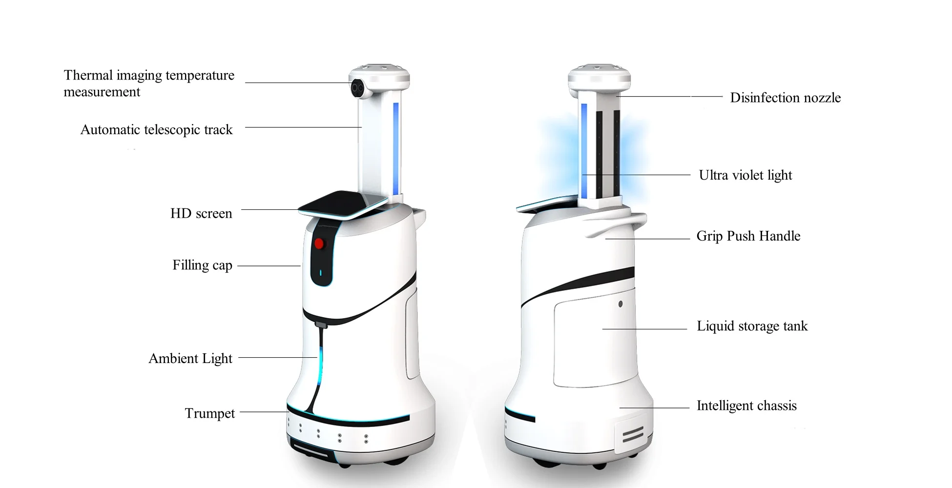 X Disinfection and Epidemic Prevention Series Xiaoyi Robot Large-scale Intelligent Robot