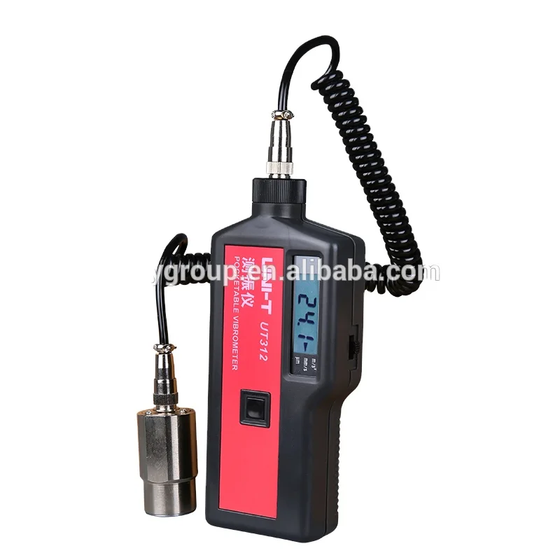
UNI-T UT312 Vibrometer Portable LCD Vibration Analyzer Tester Meter with Split Sensor Signal Measuring Instruments 