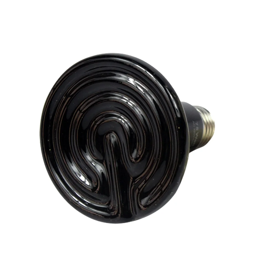 NOMOY PET wholesale high quality normal black ceramic reptile heat bulb heat emitter ND-01