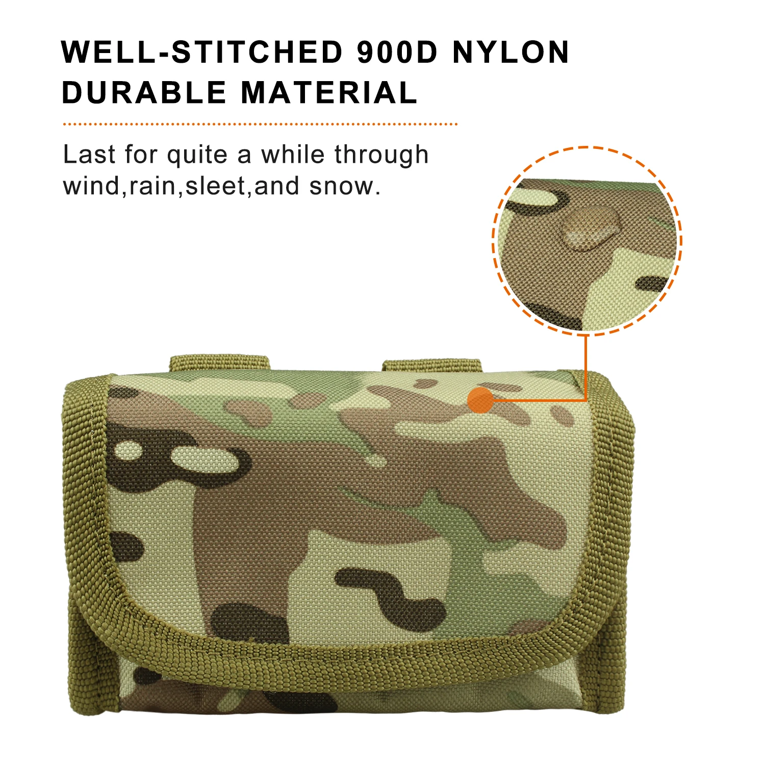 
Military Ammo Pouch Shotgun Cartridge Bag Shell Holder For 12ga 12 Gauge 20ga 10 Round 20 Gauge 