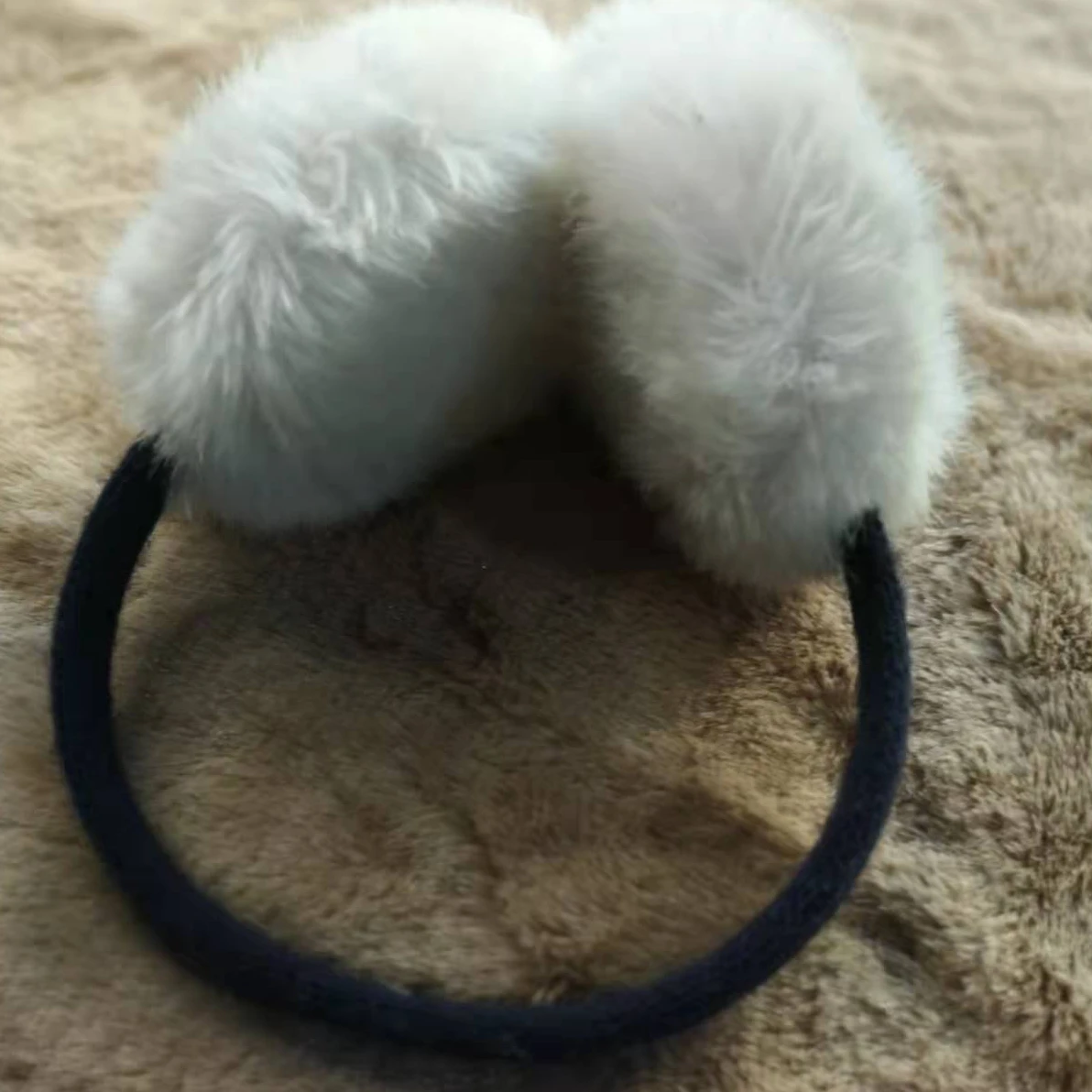 Manufacturer made  baby adult wool scarf with cute plush pattern and ears protection earmuffs anti-freezing and keeping warm