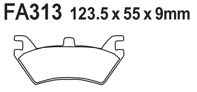 Sintered Rear Brake Pads for Polaris ATV 500 Sportsman 6x6 OEM 2201685 2201749 New Condition