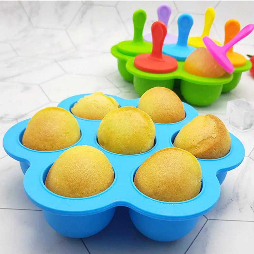 Silicone popsicle ice cream maker Baby Food Storage Food Freezer containers Trays