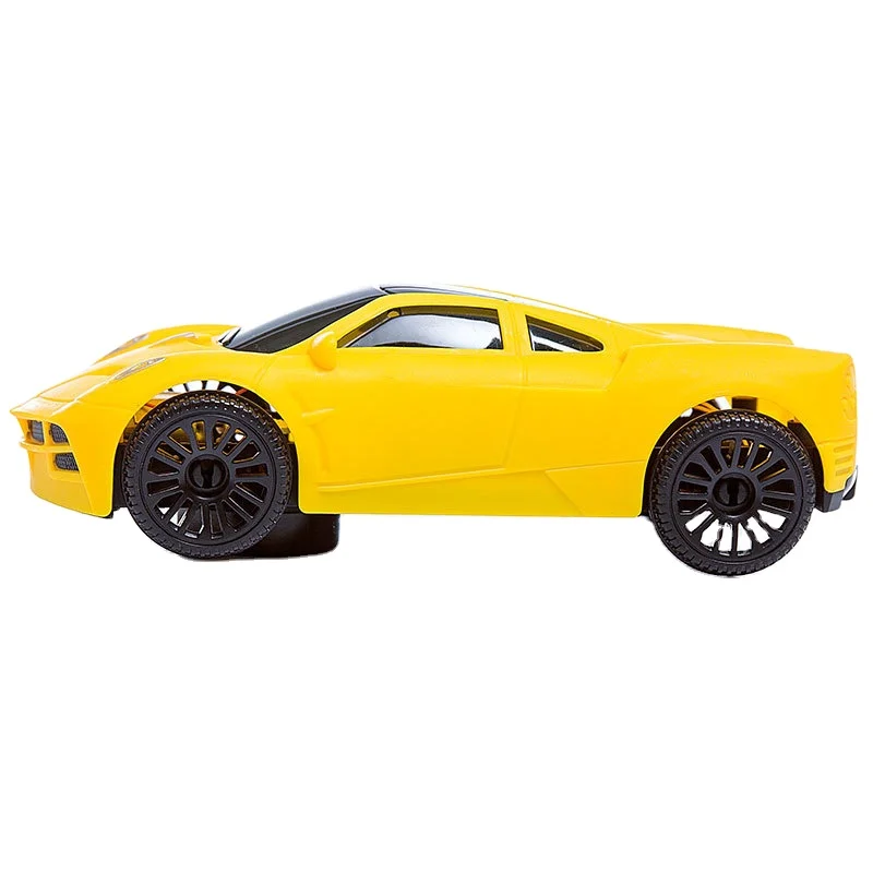 New light Toy car custom mini Decorate  toys plastic scale model car Music flash sports car